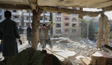 Afghanistan blames Pakistan for twin drone strikes on Kabul