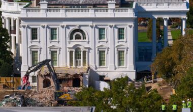 AP photos show White House East Wing demolished
