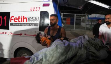 Israeli strikes in Gaza kill at least 104 people, including children, hospitals say