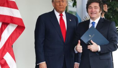Trump welcomes Argentina's Milei to White House following $20-billion U.S. currency swap