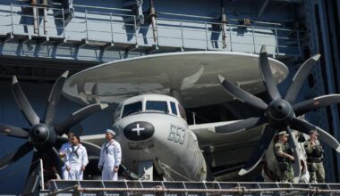 Amid a government shutdown, Trump joins Navy's anniversary celebration