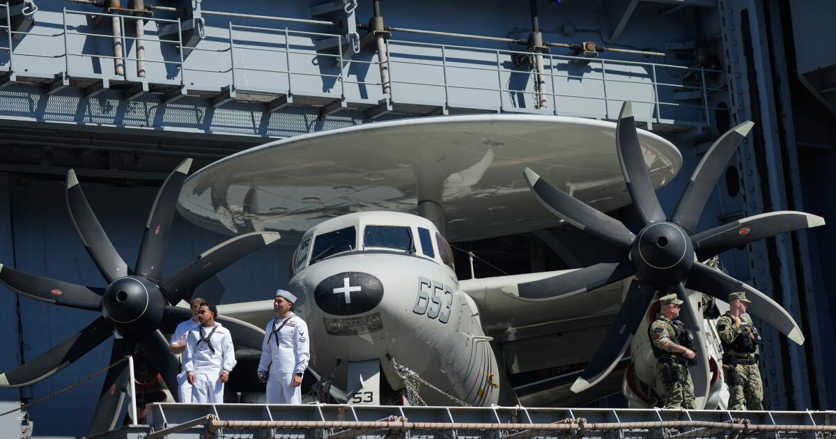 Amid a government shutdown, Trump joins Navy's anniversary celebration