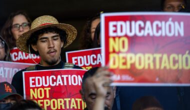 ‘Can I just be a kid?’ Students shaken by immigration raids seek help from school counselors