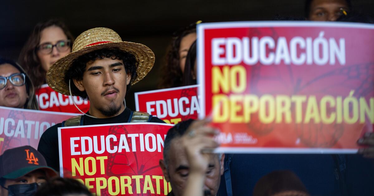 ‘Can I just be a kid?’ Students shaken by immigration raids seek help from school counselors