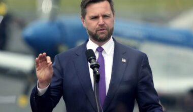 Roads around JD Vance's Cincinnati home to close this weekend