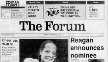 Today in History: Fargo woman makes 1,000 balloons to cheer up Wall Street after ‘87 crash - InForum