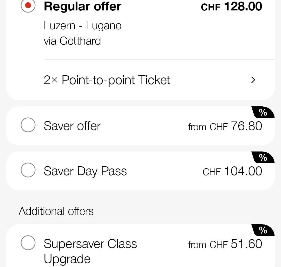 Train Ticket Price