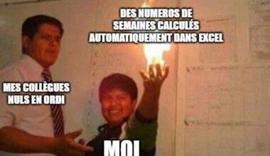 Contrepartie : je suis devenu support informatique et iphone pour toute l'equipe