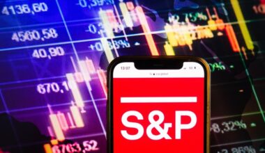 File photo shows a a smartphone displaying the S&P Global logo, set against a background of financial stock market data, accessed on Oct. 21, 2025. (Adobe Stock Photo)