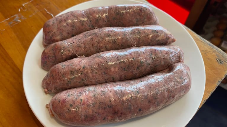 Westmere Butchery's winning Beef, Parmesan and Truffle sausage