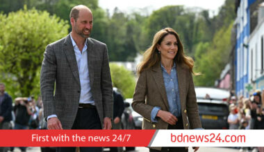 Prince William, wife Kate return to Scotland