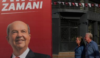 Turkish Cypriots vote in an election seen as a choice on deeper Turkey ties or closer EU relations