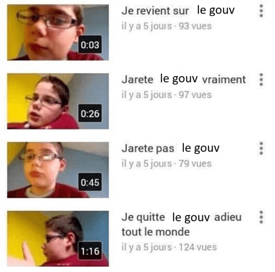 Il faut suivre en ce moment