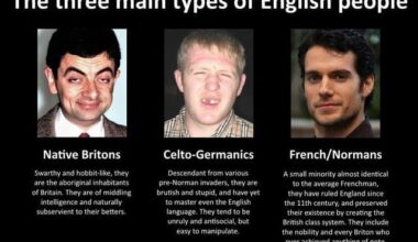 Opinions on the 3 main types of English people?