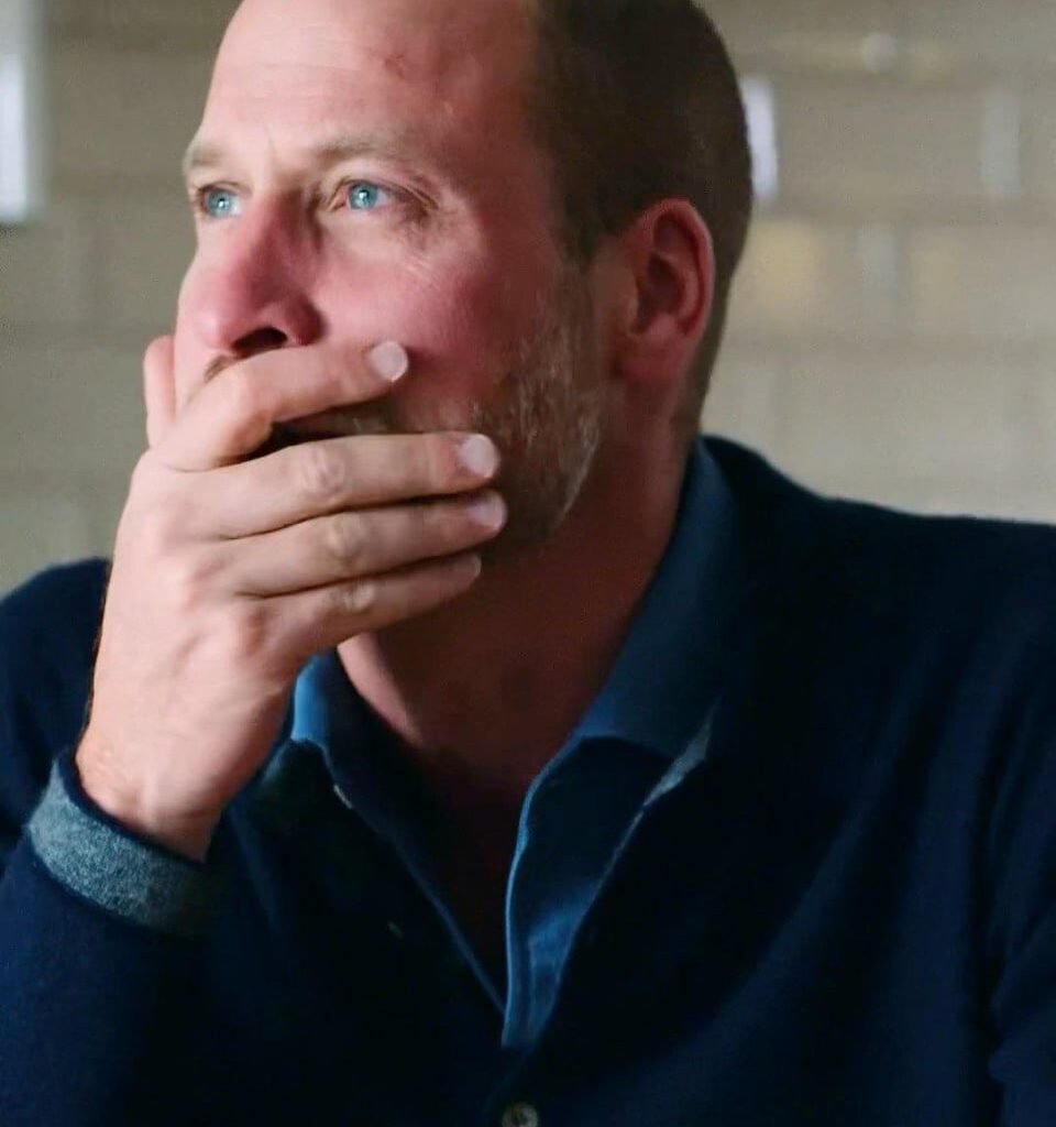 Prince William struggles to hold back tears after a heartbreaking conversation on World Mental Health Day (TW)