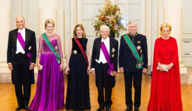 King Philippe and Queen Mathilde Host State Banquet for Italian President
