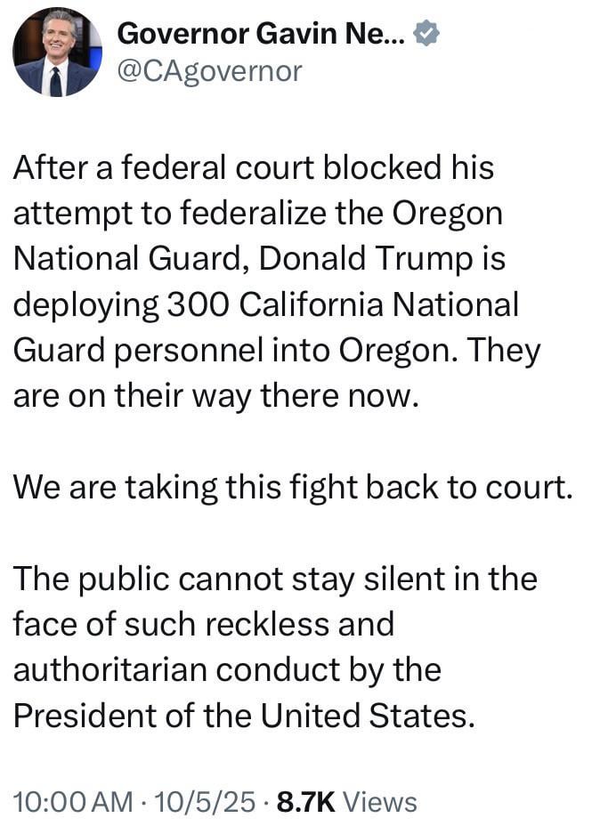 In Gavin C. Newsom, We Trust.