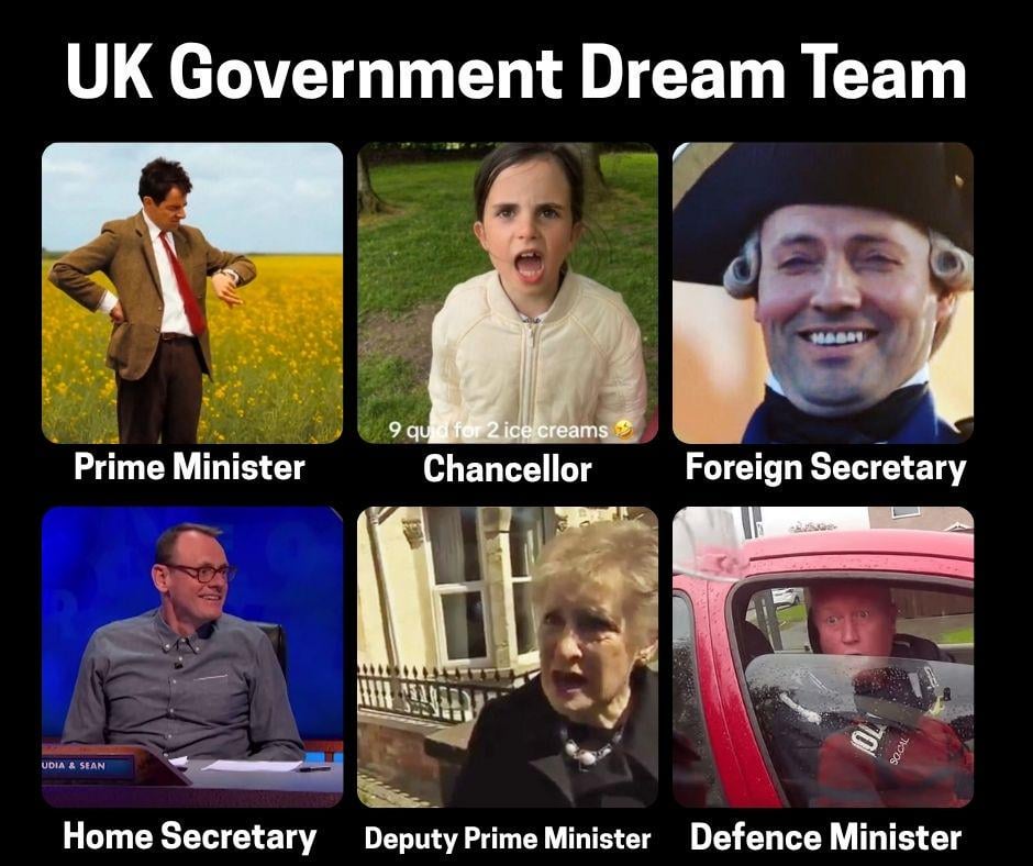 The UK Meme Party has announced their proposed government