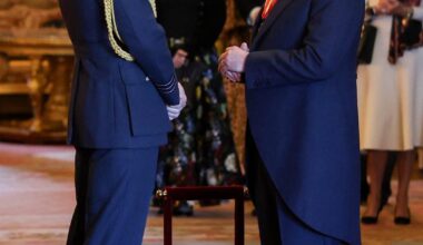 Prince William Knights Gary Oldman at Windsor Castle