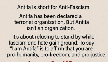 I AM ANTIFA.
