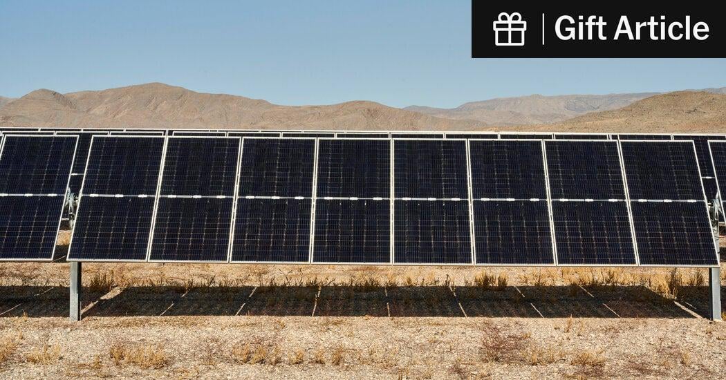 An Immense Solar Project Just Got Canceled Under Trump | Known as Esmeralda 7, the project planned in the Nevada desert would have produced enough energy to power nearly two million homes.