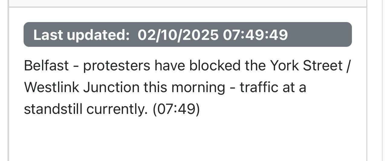 Anyone know what this is about this morning?