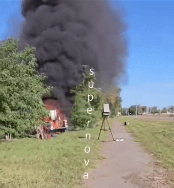 Russian Soldier Taking Video Reveals Position, Ukrainian Drone Destroys EW System in Belgorod Region