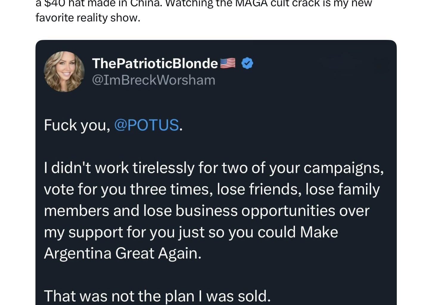 MAGATS: proudly proving ‘dumbfuck’ isn’t just a word — it’s a lifestyle.