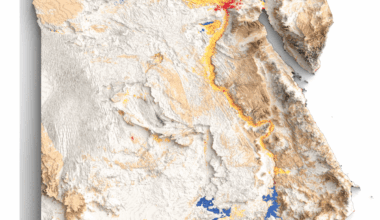 [OC] Landcover Map of Egypt - 2024