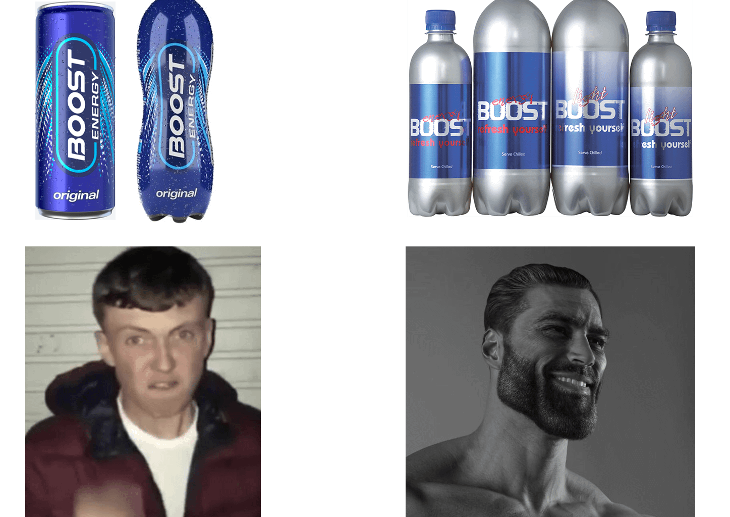 Who remembers the original bottles of boost?