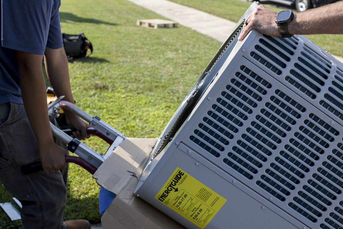 Why Trump is Backpedaling A Law to Cut Super Pollutants He Signed | The EPA is proposing delaying the switch out of powerful planet-warming gases used in home ACs and supermarket fridges.