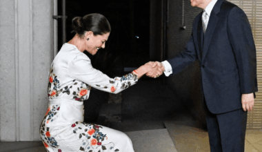 Crown Princess Victoria of Sweden and her husband Daniel are in Japan, had dinner last night at the Imperial Palace with Emperor Naruhito and Empress Masako - (and more Japan photos)