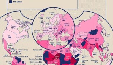 World Map of Shadow Economy: Nearly 12% of the Global Economy Exists Outside the Tax System