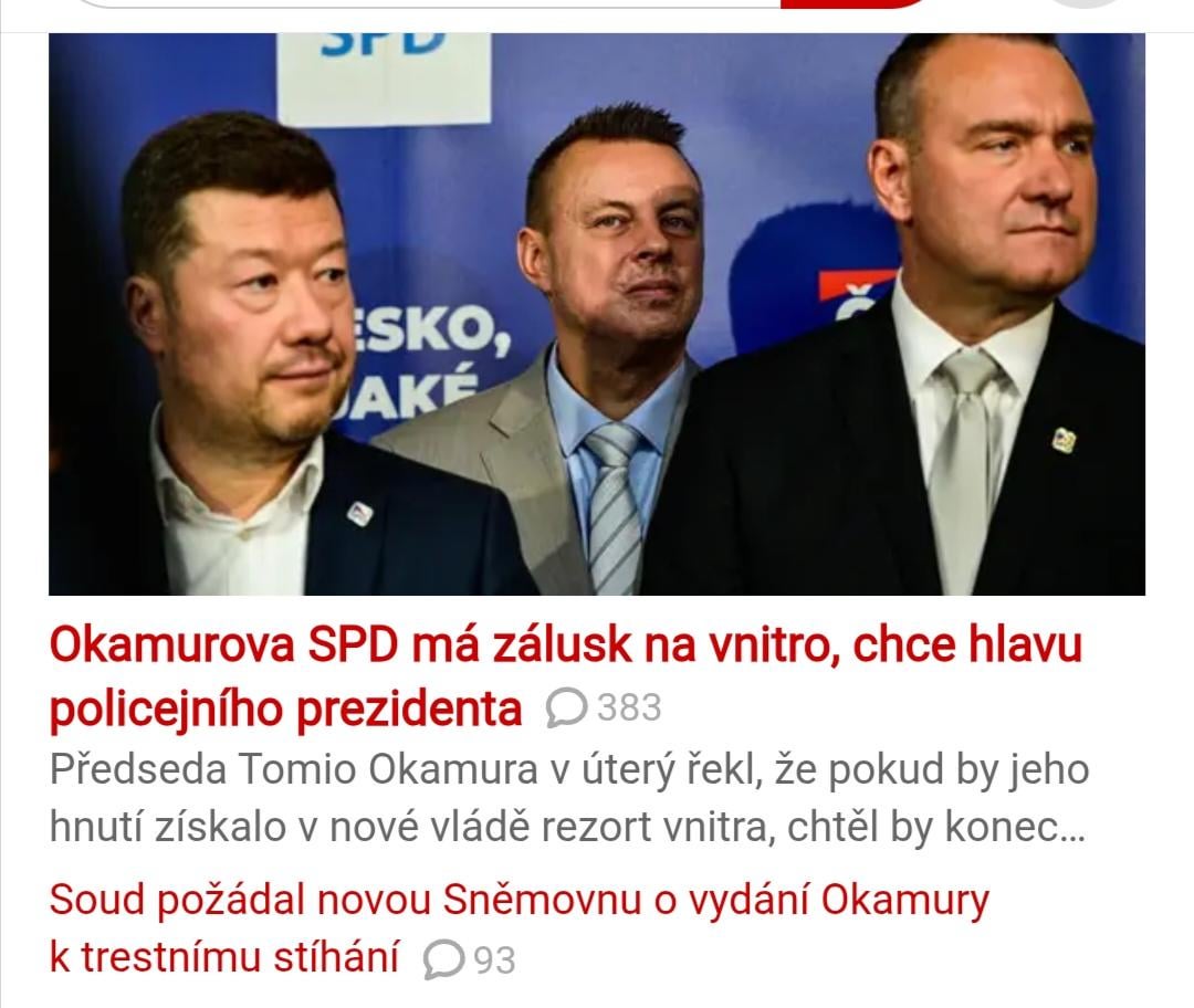 Tyhle dvě zprávy pod sebou jsou gold