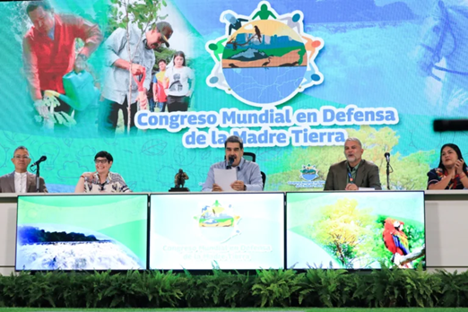 Maduro says there is no global response to climate change