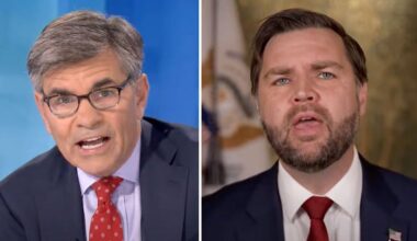 Stephanopoulos Shuts Down JD Vance Interview For Refusing to Address Bribe Allegation