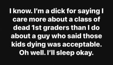 Mind the sarcasm here.