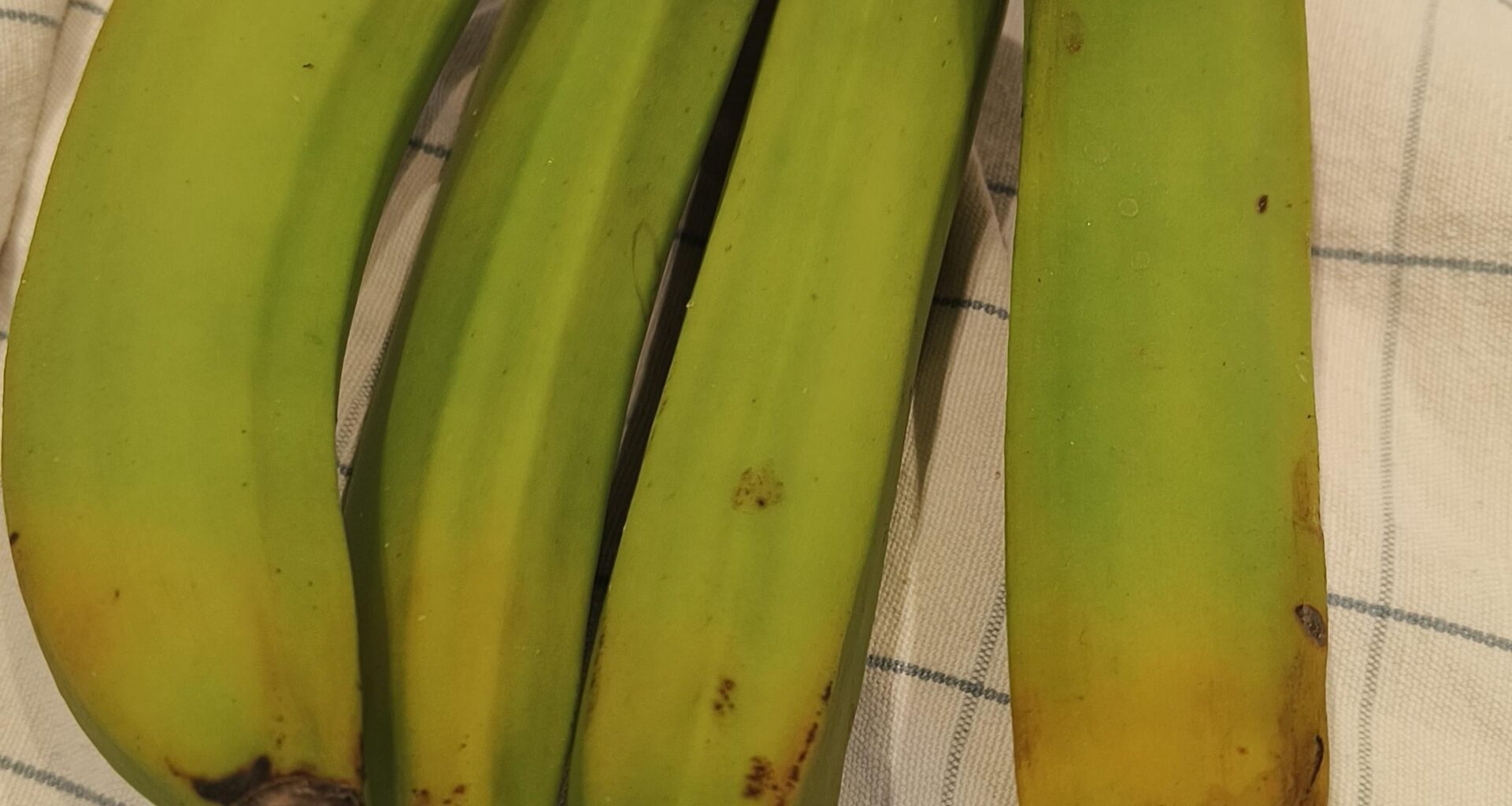 De bananen die we 3 weken geleden meekregen bij collect & go.