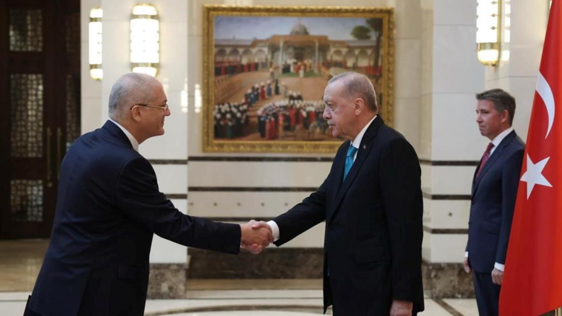 Ambassador in Istanbul presents credentials to Turkey's president