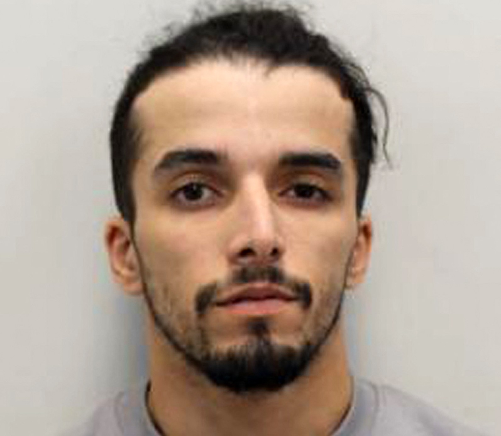 Custody photograph of Brahim Kaddour Cherif.