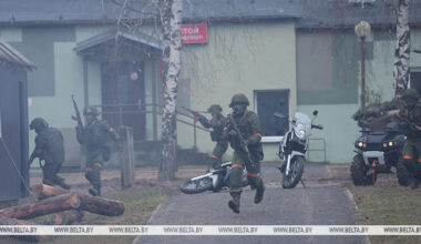 Belarusian army officers in seminar on fighting drones, operations in forests