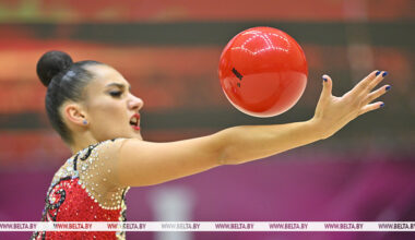 Alina Harnasko. An archive photo