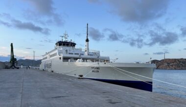 TYRFING in headwind on its way to Denmark