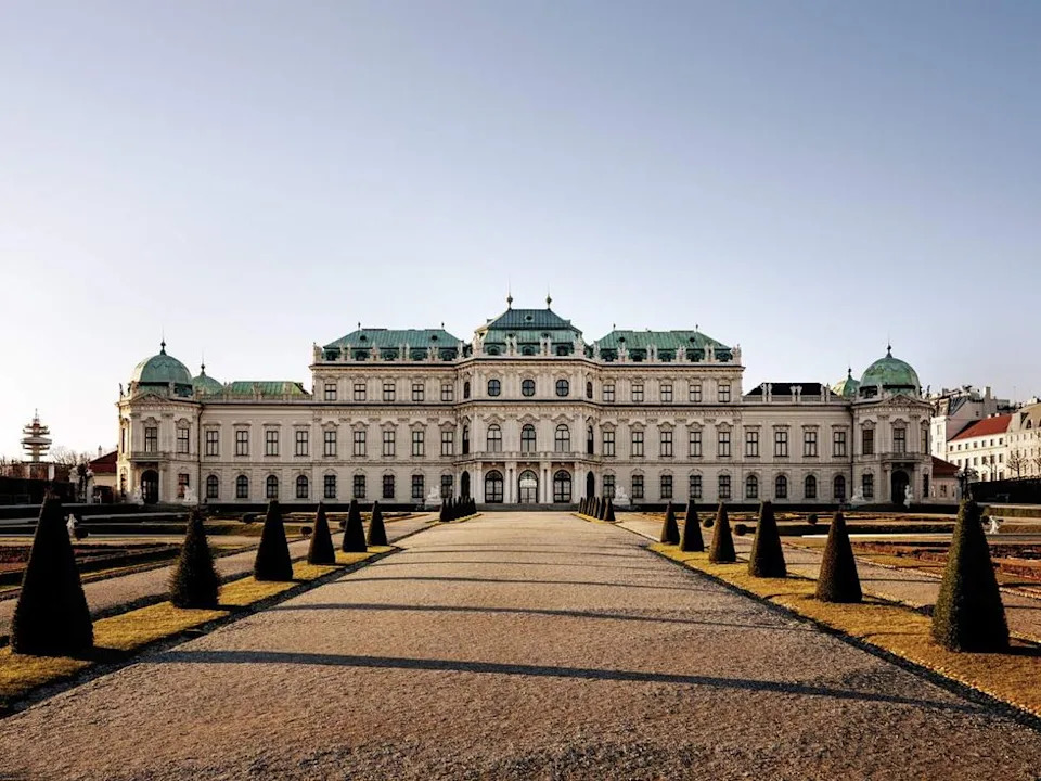The Upper Belvedere art museum in Vienna