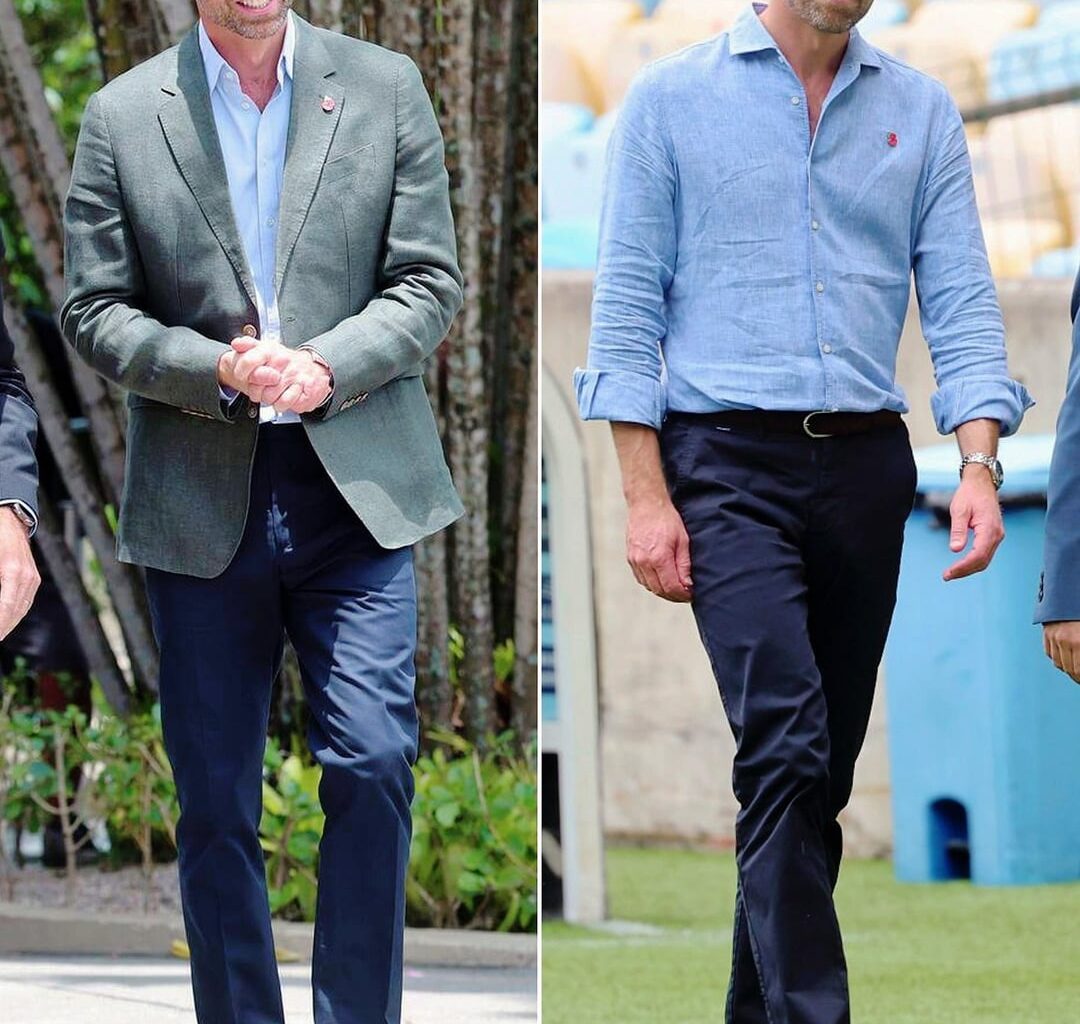 All William's looks in Brazil