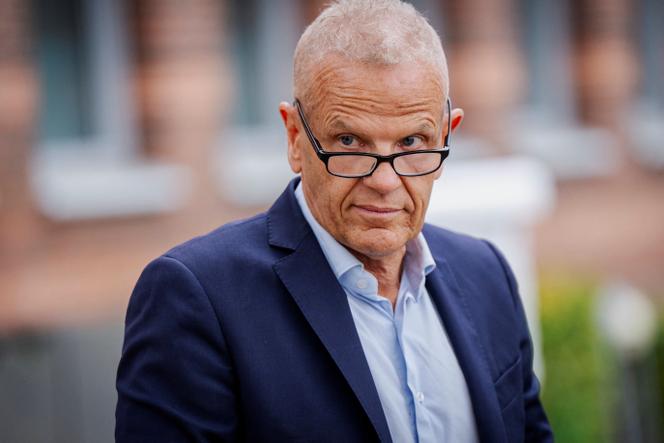 Lars Findsen, former head of the Danish Defense Intelligence Service, during his trial in Lyngby, October 21, 2025.