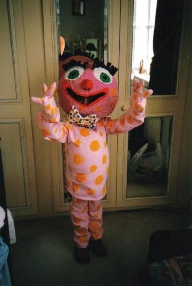 27 years ago, my sister dressed up as a national icon for the local carnival.