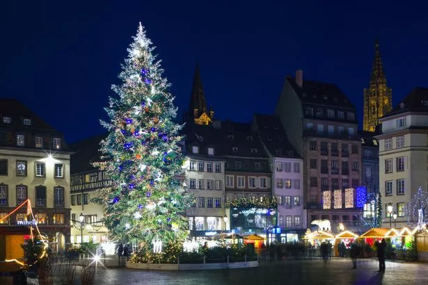 Visitors must see the enormous 30ft Christmas tree on Place Kléber