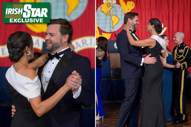 Vice President JD Vance dances with his wife, second lady Usha Vance