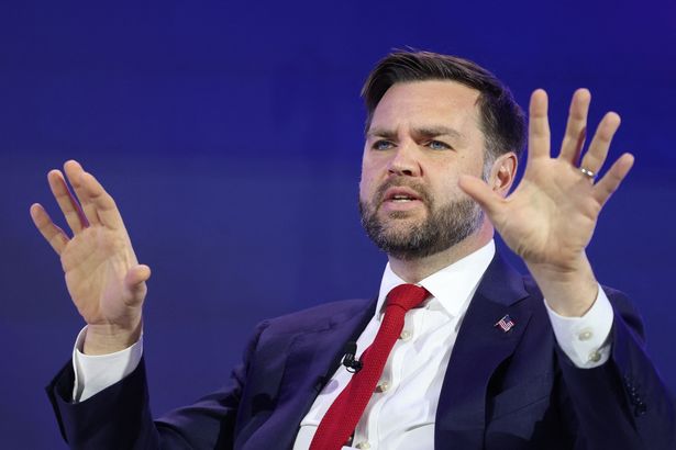US Vice President JD Vance speaks during the Make America Healthy Again (MAHA) summit in Washington, DC, on November 12, 2025